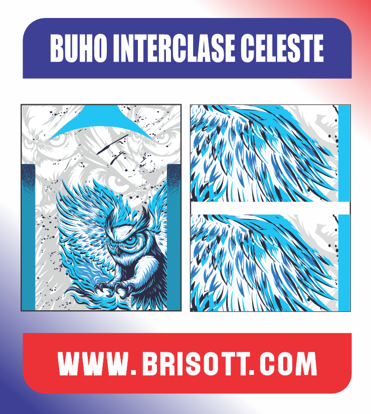 BUHO INTERCLASE CELESTE